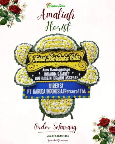 Papan Bunga Duka di Handil Jaya